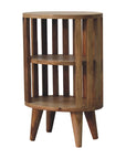 Biwa Double Shelf Bedside Table