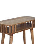 Biwa Mango Wood Console Table