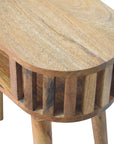 Biwa Mango Wood Console Table