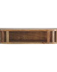 Biwa Floating Mango Wood Console Table