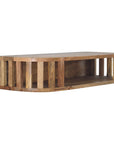 Biwa Floating Mango Wood Console Table