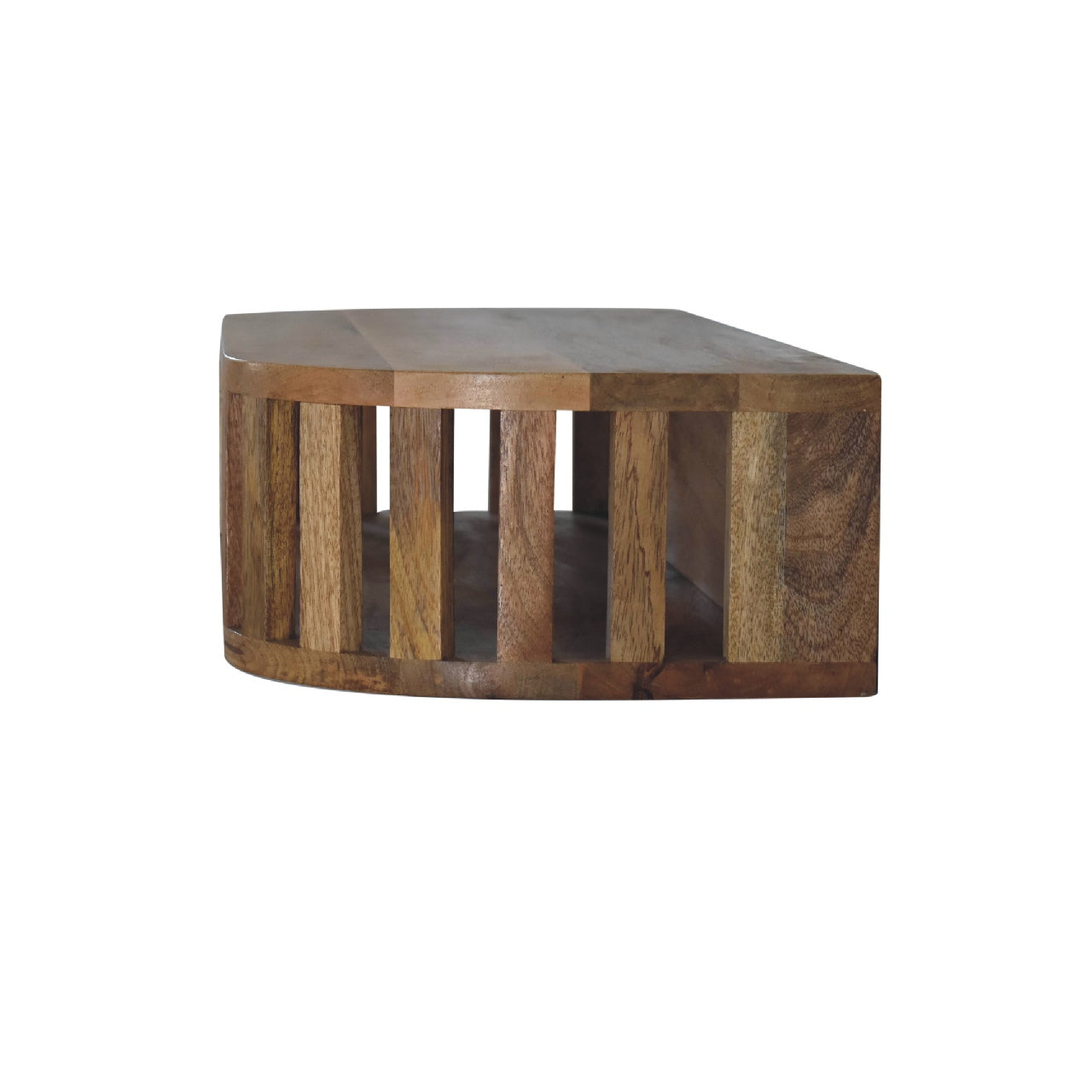 Biwa Floating Mango Wood Console Table