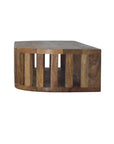 Biwa Floating Mango Wood Console Table