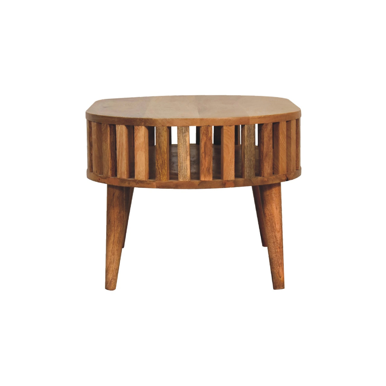 Biwa Mango Wood Coffee Table in Oak