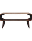 Aruba Mango Wood Coffee Table in Chestnut