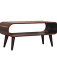 Aruba Mango Wood Coffee Table in Chestnut