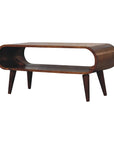 Aruba Mango Wood Coffee Table in Chestnut