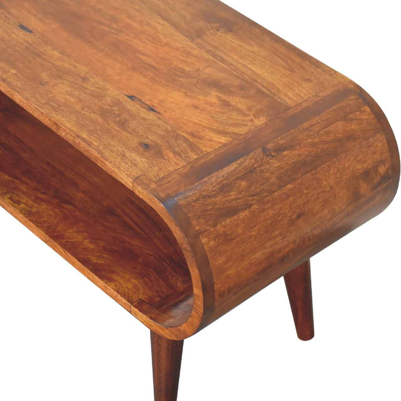 Aruba Mango Wood Coffee Table in Chestnut