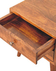 Modern Chestnut Bedside Table