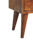 Modern Chestnut Bedside Table