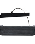 Black Floating Console Table