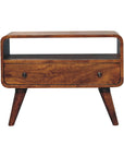 Lokta Mango Wood TV Unit in Chestnut