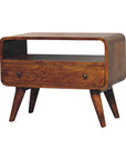 Lokta Mango Wood TV Unit in Chestnut