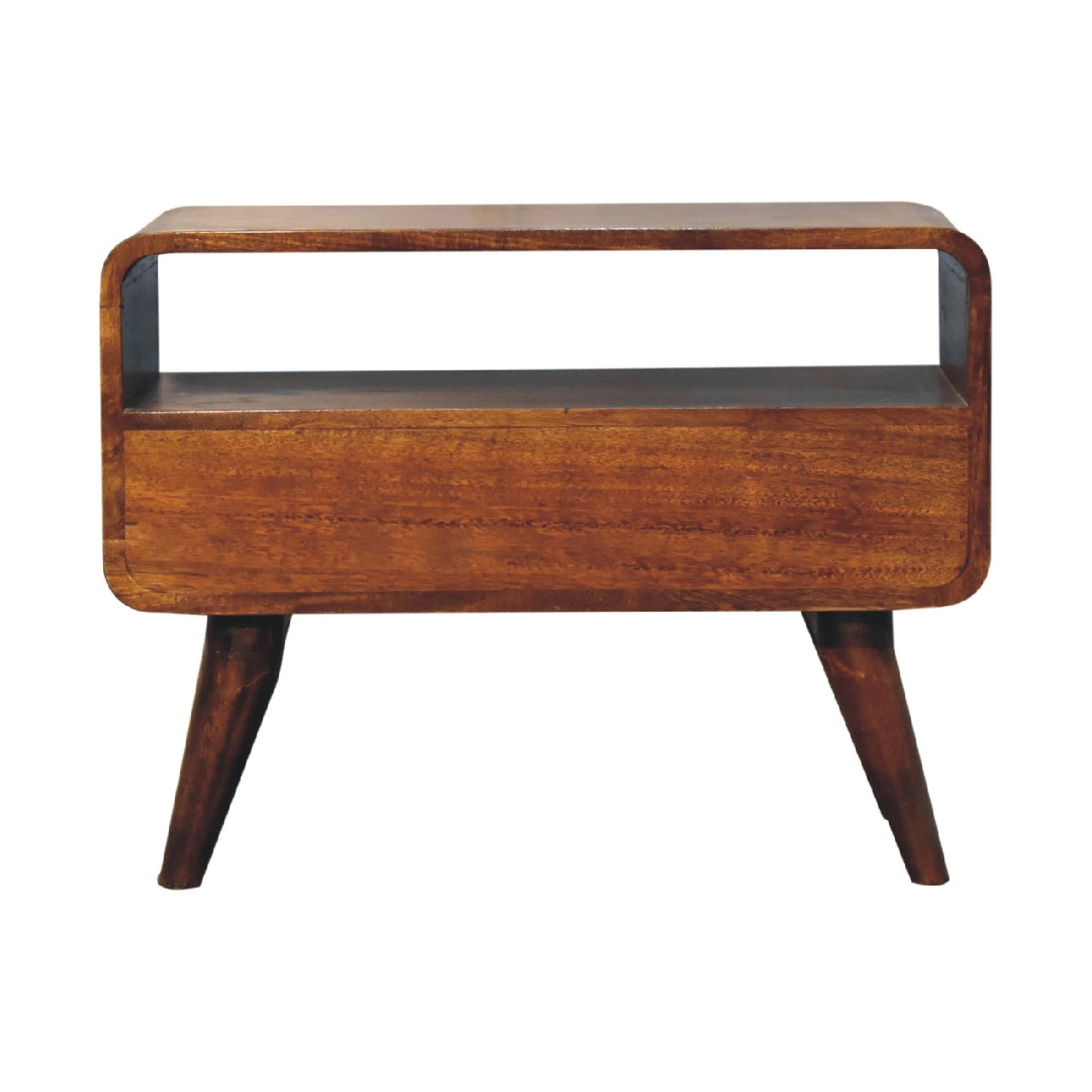 Lokta Mango Wood TV Unit in Chestnut