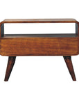 Lokta Mango Wood TV Unit in Chestnut