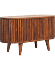 Nala Mango Wood Blanket Box in Chestnut