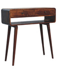 Burundi Mango Wood Console Table in Chestnut