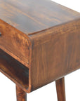 Burundi Mango Wood Console Table in Chestnut