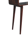 Burundi Mango Wood Console Table in Chestnut