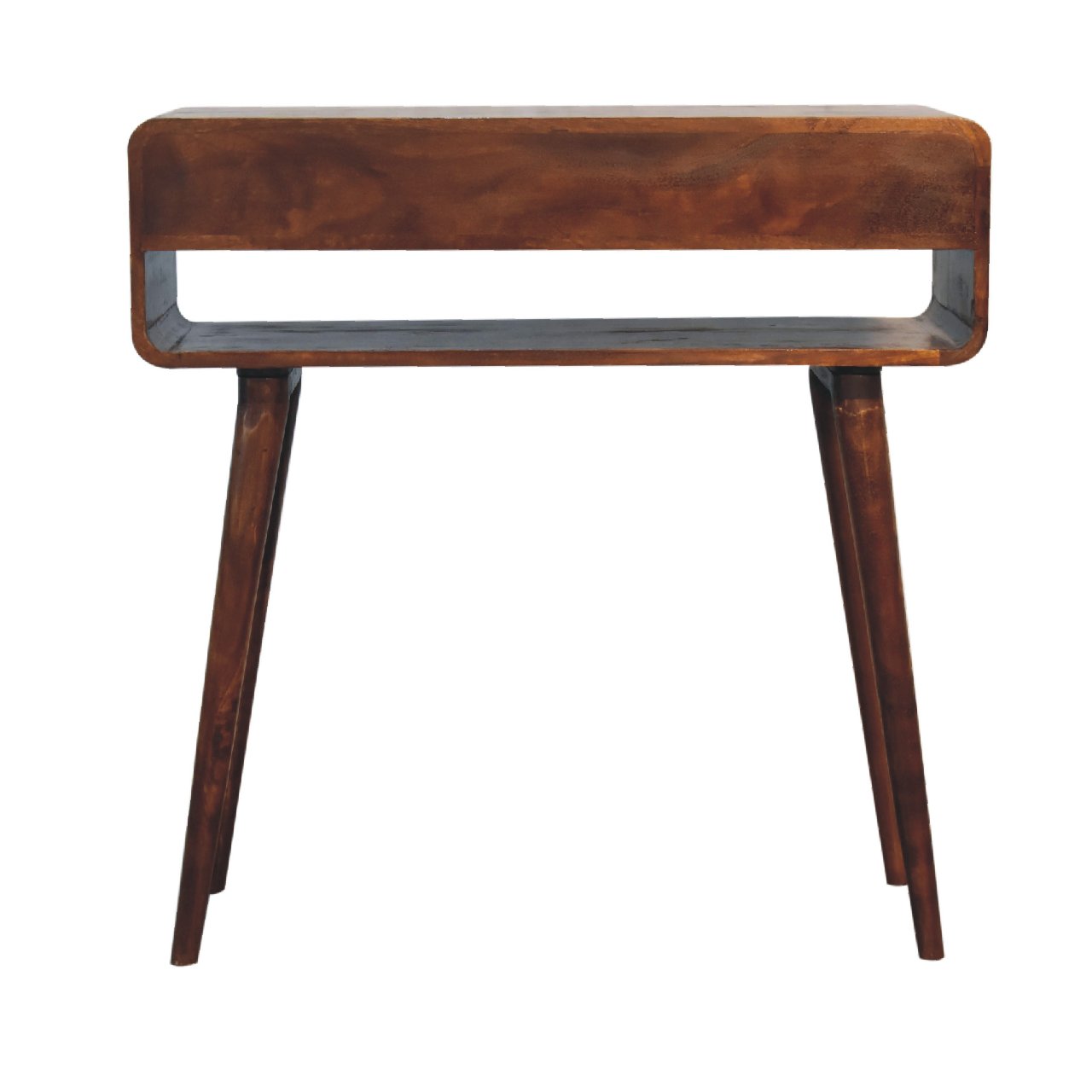 Burundi Mango Wood Console Table in Chestnut