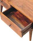 Burundi Mango Wood Coffee Table in Chestnut