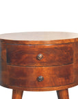 Malda Chestnut Bedside Table