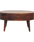 Round Chestnut Coffee Table