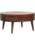 Round Chestnut Coffee Table