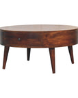 Round Chestnut Coffee Table