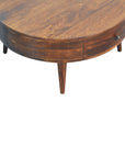 Round Chestnut Coffee Table