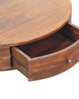 Round Chestnut Coffee Table