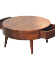 Round Chestnut Coffee Table