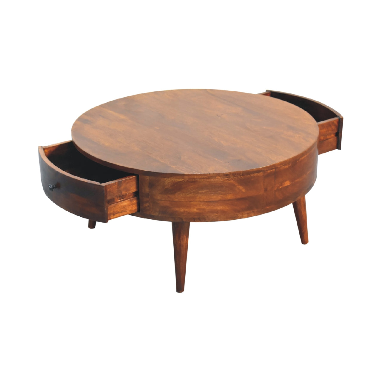 Round Chestnut Coffee Table