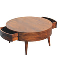 Round Chestnut Coffee Table