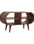 Rondo Mango Wood TV Unit in Chestnut