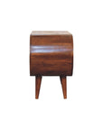 Rondo Mango Wood TV Unit in Chestnut