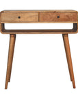 Burundi Mango Wood Console Table in Oak