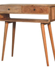 Burundi Mango Wood Console Table in Oak