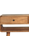 Burundi Mango Wood Console Table in Oak