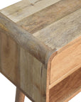 Burundi Mango Wood Console Table in Oak