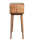 Burundi Mango Wood Console Table in Oak