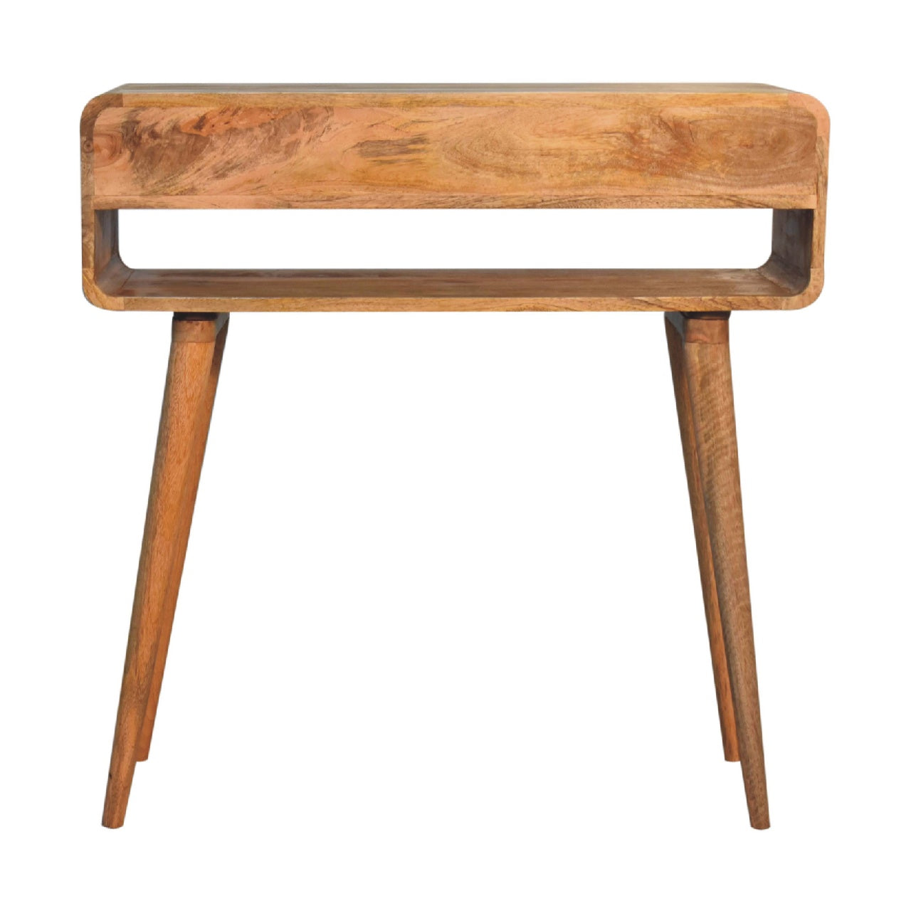 Burundi Mango Wood Console Table in Oak