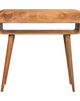 Burundi Mango Wood Console Table in Oak