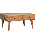 Burundi Mango Wood Coffee Table in Oak