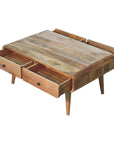 Burundi Mango Wood Coffee Table in Oak