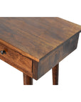 Chestnut Two Drawer Console Table