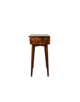 Chestnut Two Drawer Console Table