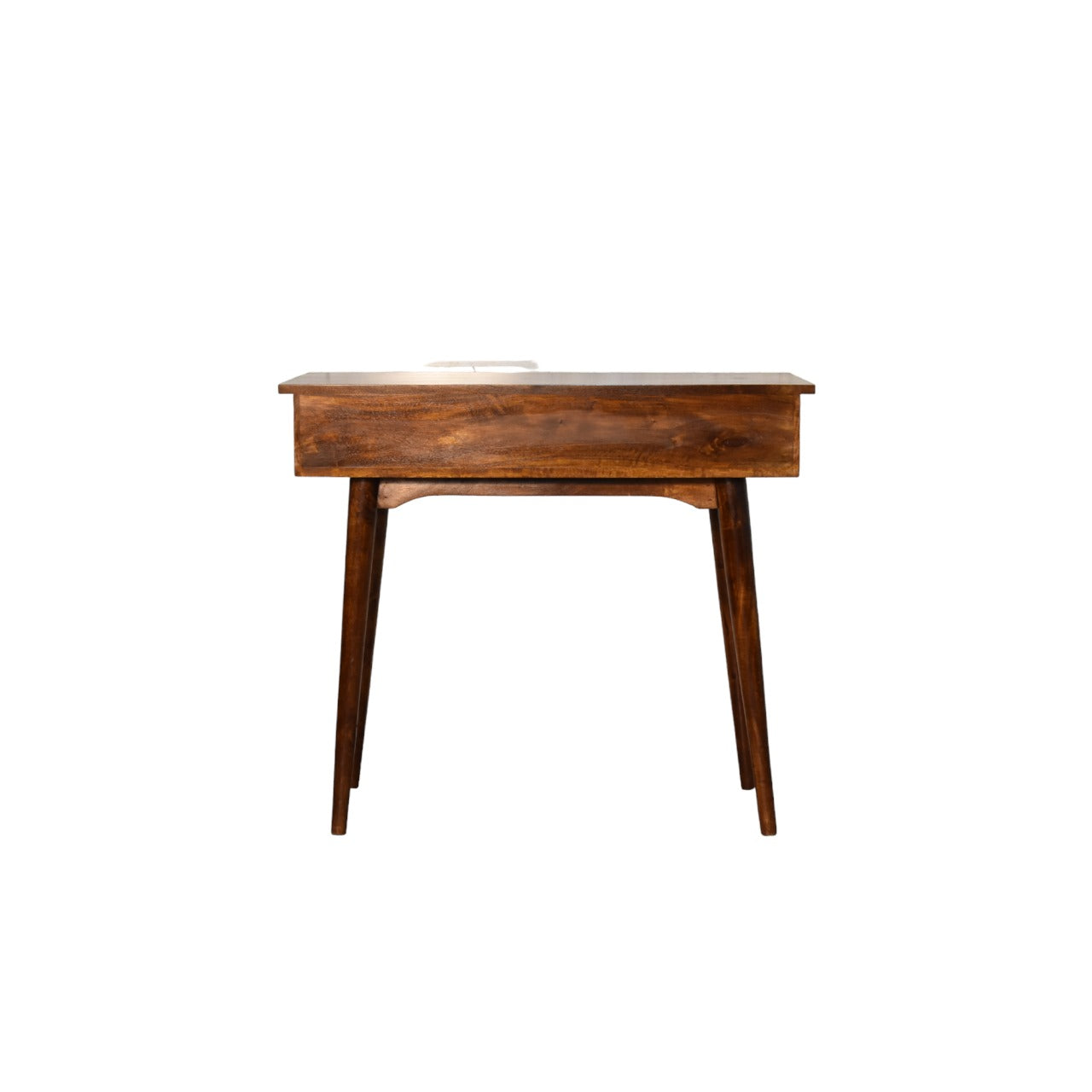 Chestnut Two Drawer Console Table