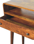 Small Kela Chestnut Console Table