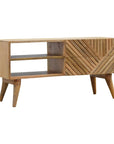 Arwa Mango Wood TV Unit in Oak